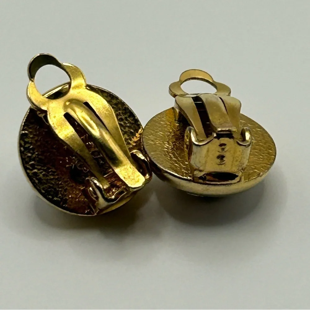 Chanel Gold and Silver Earrings